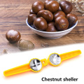 Household Portable Nut Opener Cutter Gadgets 2 in 1 Quick Chestnut Clip Walnut Pliers Metal Nutcracker Sheller Kitchen Tools