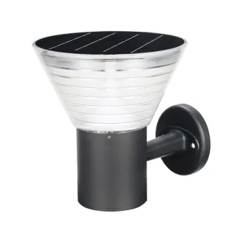 Outdoor LED Solar Wall Lamp with IP55 Waterproof Rating