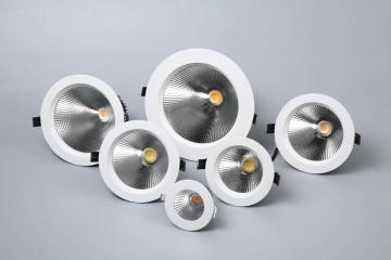 Round LED COB downlight