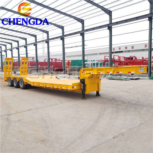 3 axles High-Low-High Lowbed Trailer