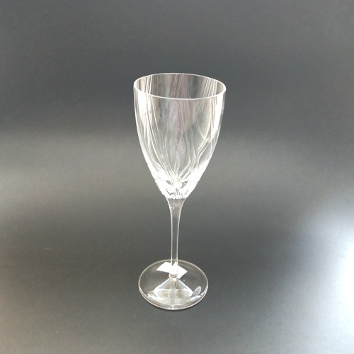 mouth blown goblet glass for martini wine glass