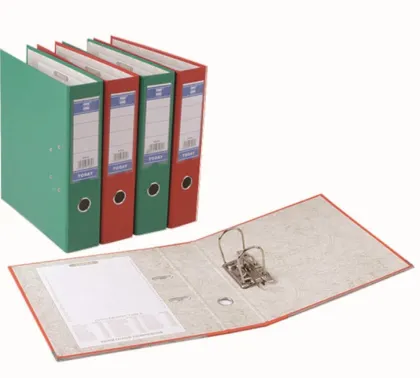 Office folders are made of PVC and cardboard