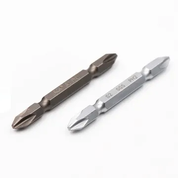 S2 Magnetic Hex Screw Driver with Long Double Head Bit and PH2 Head Bit