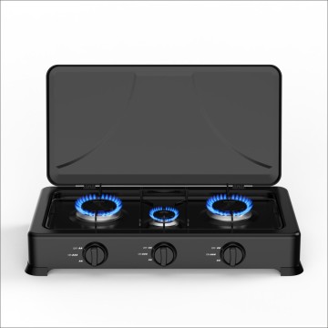 Factory Direct Portable Outdoor Cooking Stainless Steel Burner Stove with Dual/Three Heads for Home Use