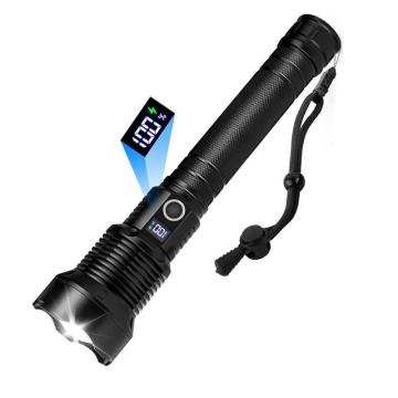 Powerful USB Rechargeable 100000 Lumen Camping Flashlight