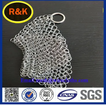 Cast iron chainmail cleaner