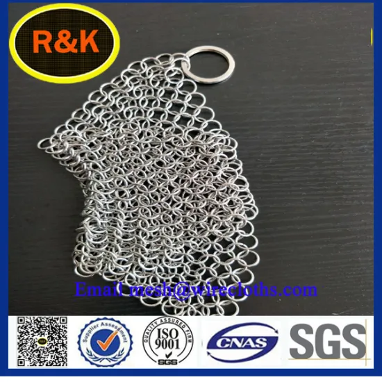 Cast iron chainmail cleaner