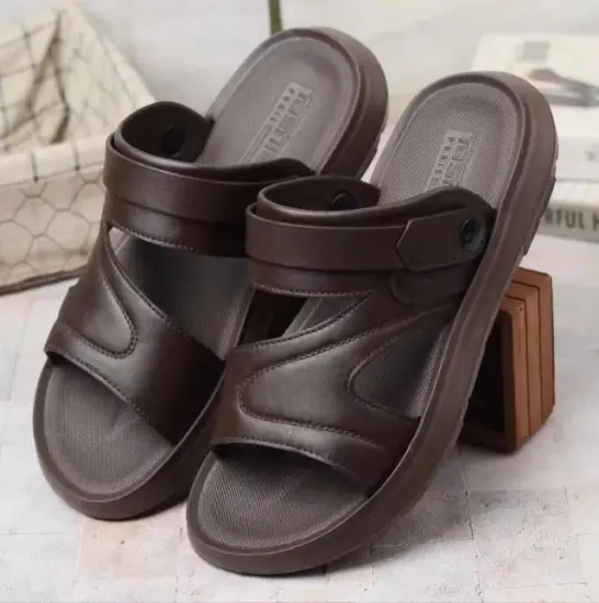 Factory Direct Men's Summer Sandals: Leather Personality Beach Shoes