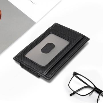 Nowy uchwyt karty kredytowej RFID z włókna węglowego