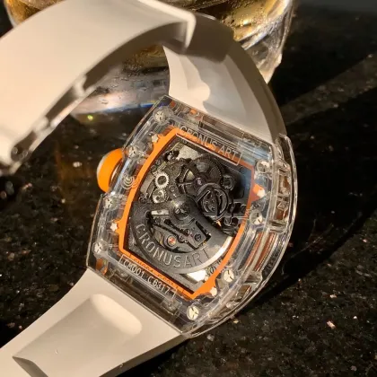 Classic Automatic Mechanical Men's Watch with Crystal Dial