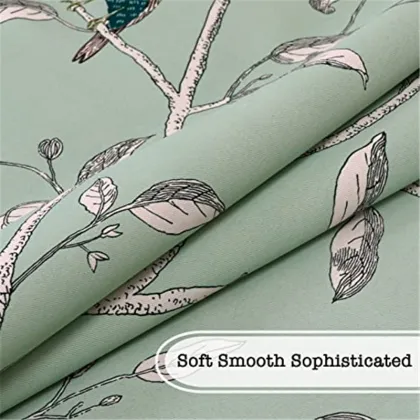 Home Textiles Kitchen Printed Blackout Small Window Curtains