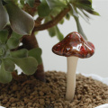 Ceramic Toadstools Simulation Mushroom Model Bonsai Ornament DIY Home Garden Lawn Decor 1pcs