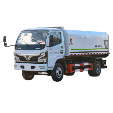 Disesuaikan 4x2 kecil 5 meter padu Dongfeng dimeteraikan trak dump untuk sanitasi bandar