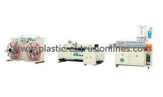 PVC Single - Wall Corrugated Plastic Pipe Extrusion Line Wi