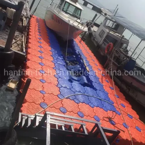 HMW HDPE Plastic Magic Floating Dock för båtar