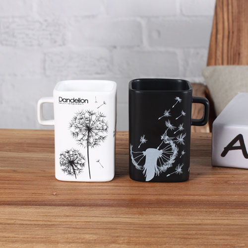 couple square coffee mug