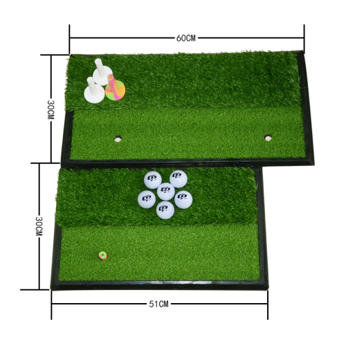 Juego de alfombrillas de práctica de golf para equipos de mini golf