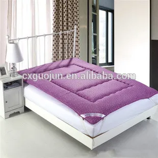 100% polyester printed fabric embossed Quilt and mattresses