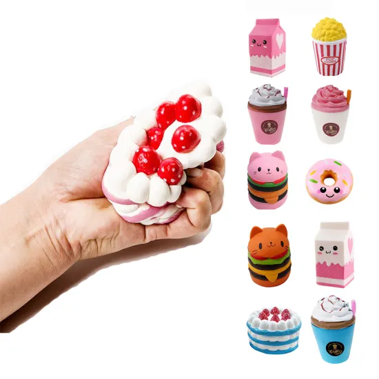 Wholesale Custom Funny Stress Relief Slow Rising PU Foam Squeeze Toys