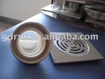 Anti-odour stainless steel floor drain
