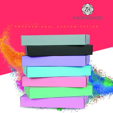 Foldable coat mailer packaging box new design