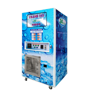 Ice and water vending machine ice cream vending