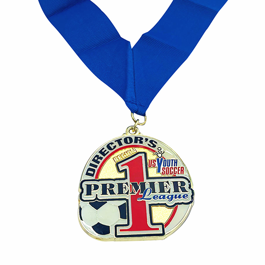 Epoxy Emaille Youth Soccer League -Medaille