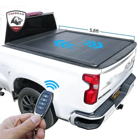 Electric Roller Lid Tonneau Cover for Chevrolet Silverado Pickup Truck