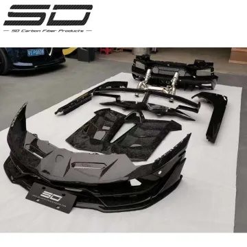 SVJ Style BodyKit 2011-2015 Forged Dry Carbon Fiber Bumper for Lamborghini Aventador LP700-4 LP720 LP750