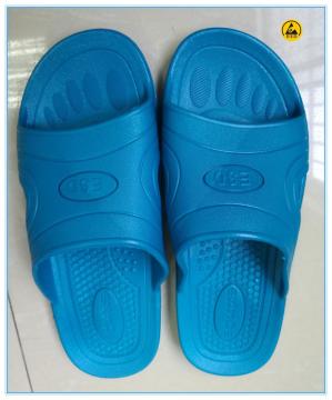 high quality blue color SPU material cleanroom ESD SPU slippers