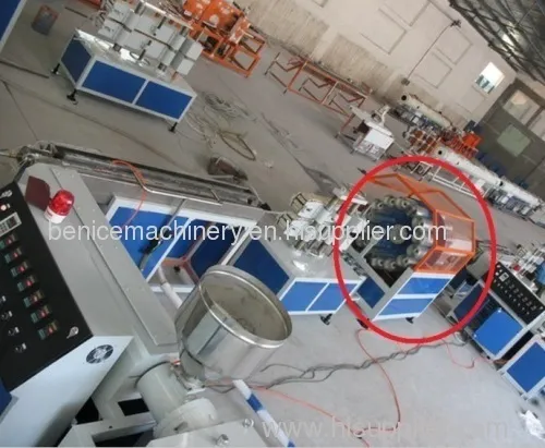 Pvc Fiber Enhancing Soft Pipe Production Line 