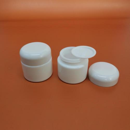 Cream Jar Opal Glass Jars with Cap and Gasket Factory