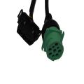 Hochwertiger CUMMINS 9-Pin-Stecker auf 9-Pin-Buchse und OBD-Buchse