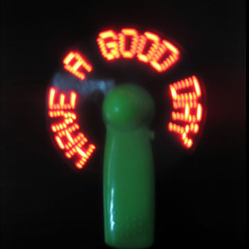 LED Fan with Words, Various Types are Available