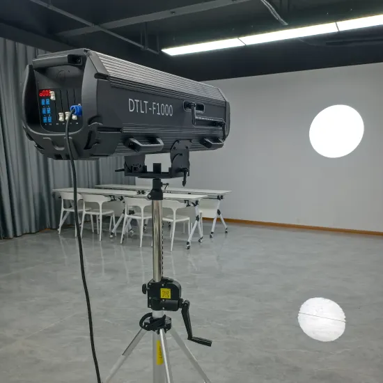 DTLT F1000W LED Follow Spot Light for Church, Concert, Wedding, Theater, TV Studio, Night Club with Zoom Focus and IRIS Control