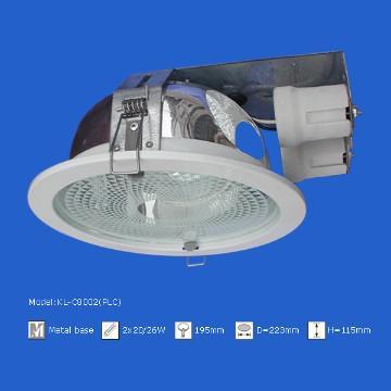 Downlight 2x26W  E27  PLC