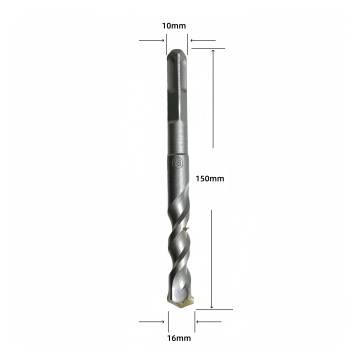 16x150 mm Chisel Bit Integral Steel Drill Rod Diameter 14mm for Pneumatic Rock Drilling