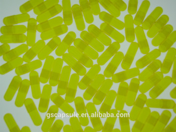 1 light yellow vegetable pullulan capsules