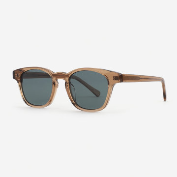 Light Square Acetate Men's Sunglasses