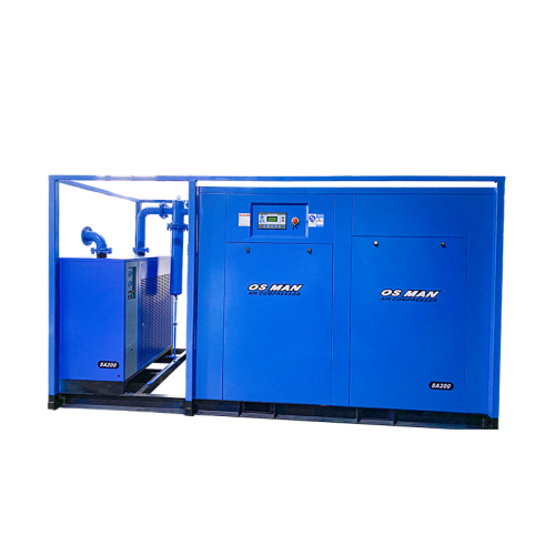 เครื่องอัดอากาศแบบสกรูความถี่อุตสาหกรรม 200HP