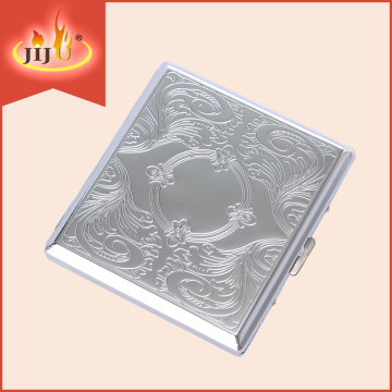 JL-064N Yiwu Jiju metal Cigarette case high quality decorative with logo required made in china high quality