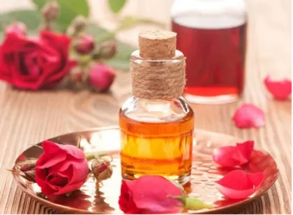 Rose flower essential oil