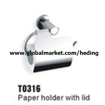 Paper holder with lid