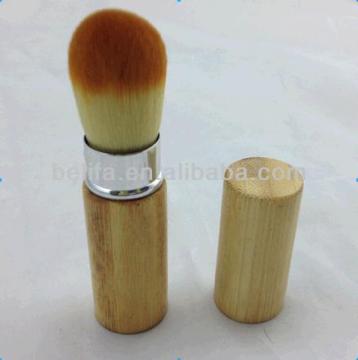 Bamboo Handle Retractble Makeup Brush Free Sample