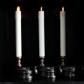 Ivory realistiska Flame luminara Kona ljus med timer