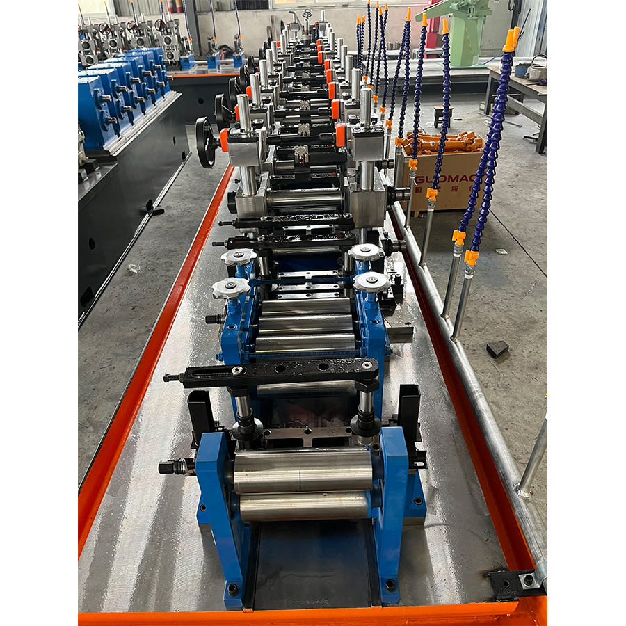 High frequency welding precision automobile aluminum tube production line