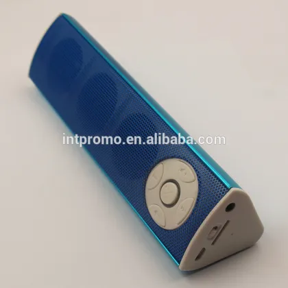 Aluminum case triangle shaped desktop premium bluetooth speaker with vibrate diaphragm