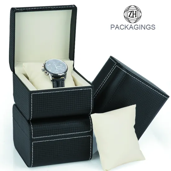 Composite Wood PU Watch Packaging Boxes