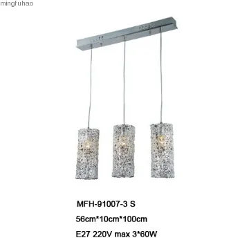 Pendant lamp silver color modern suspension pendant lamp