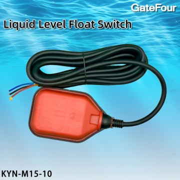 Interruttore di livello a galleggiante rosso da 4 m KYN-m15-10